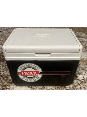 Vintage 1991 Coleman 6-Pack Cooler - People Magazine Promo “Unbelievably Tough”
